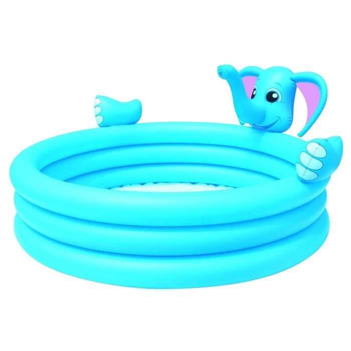 BESTWAY Aire de jeux Éléphant - 3 boudins - D 153 x H 74 cm