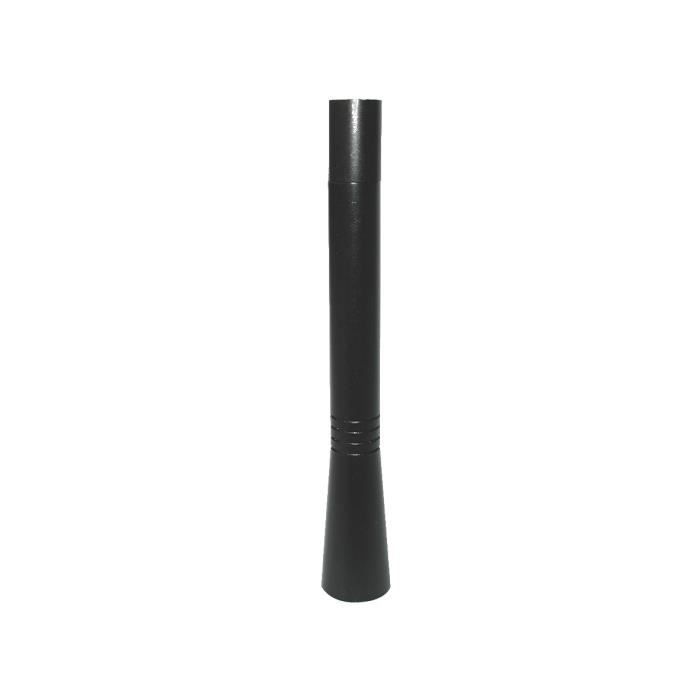 Antenne 10 cm - Aluminium poli - Noir