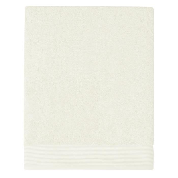 SANTENS Drap de bain GRACE 100x150 cm - Blanc craie