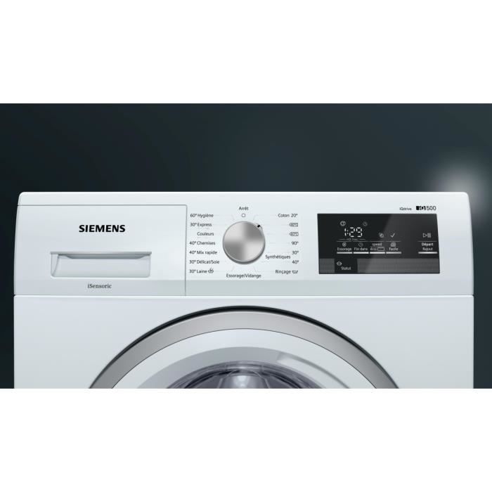 Siemens - lave-linge frontal 60cm 9kg 1400t a+++1