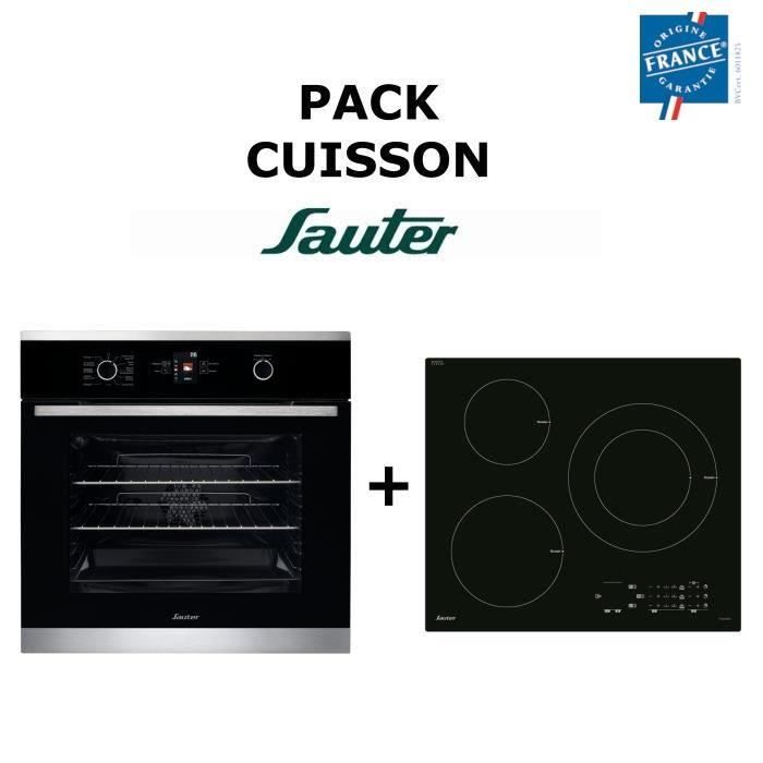 Pack Cuisson SAUTER : Four multifonction + Table de cuisson Induction