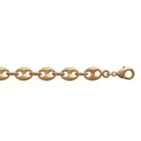 BRACELET - GOURMETTE Bracelet Maille Grain de Café - Homme - Plaqué or BRACELET - GOURMETTE Bracelet Maille Grain de Café - Homme - Plaqué or