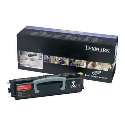 Lexmark D'origine Lexmark E 330 toner (34080HE) noir, 6 000 pages, 1,11 centimes par page - remplace toner 34080HE pour Lexmark E330