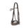 HORZE Filet Lester pour chevaux - cuir huilé - bru