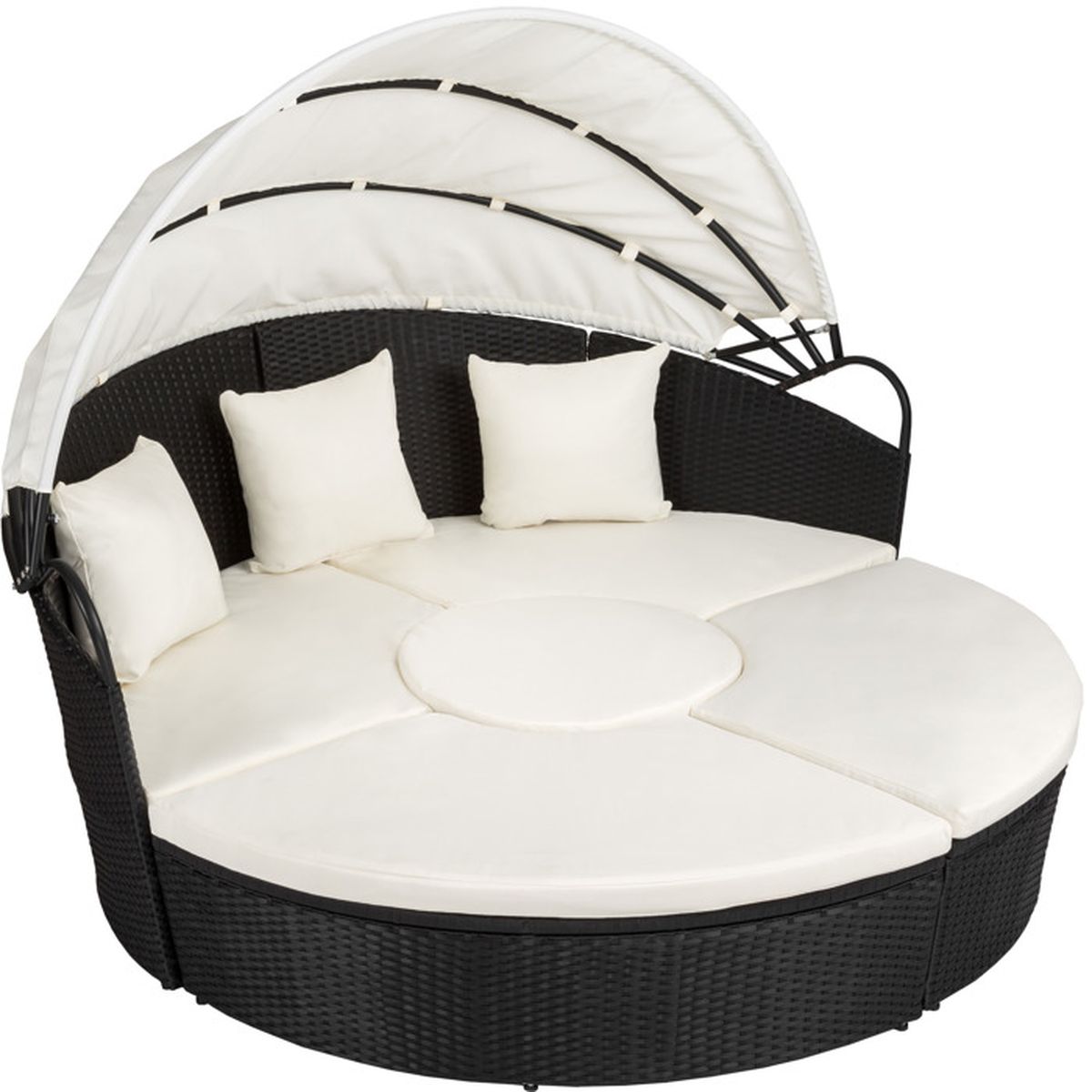 TECTAKE Salon de Jardin, Chaise Longue, Transat, Bain de Soleil
