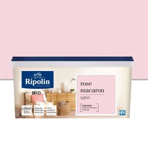 Ripolin Peinture Murale Spéciale Cuisine Bain Kaolin Satin 2l
