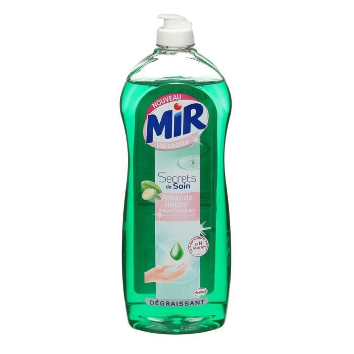 MIR Liquide vaisselle Secrets de soin amande douce - 750 ml