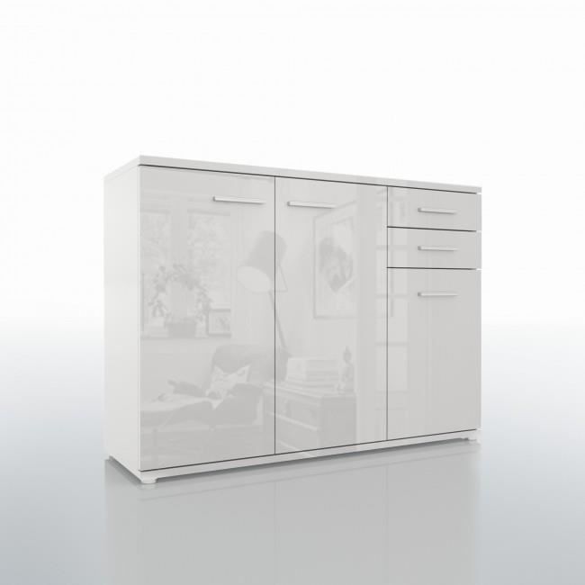 Meuble De Salle De Bain Ice Bianco Laccato 1060x760x350 Mm Achat