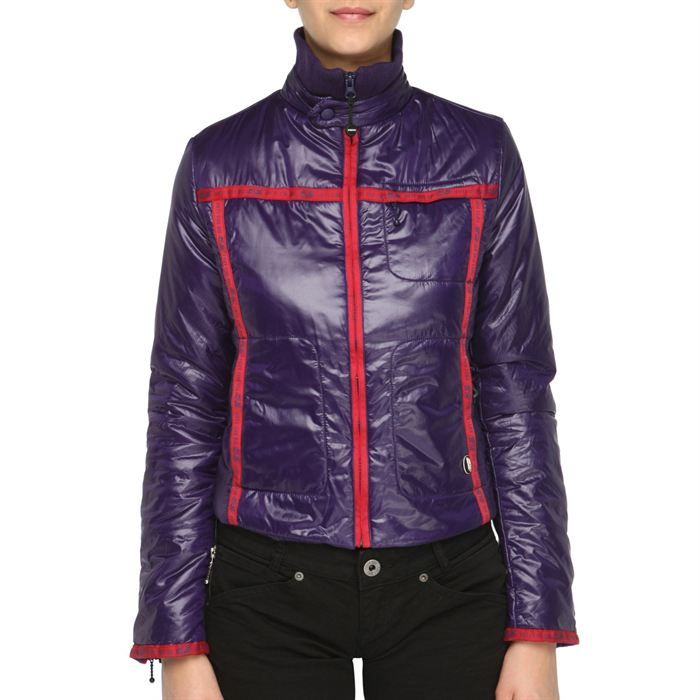 55DSL By DIESEL Veste Darling Femme Violet   Achat / Vente VESTE