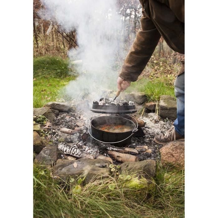 Four hollandais en fonte 30 cm Noir1