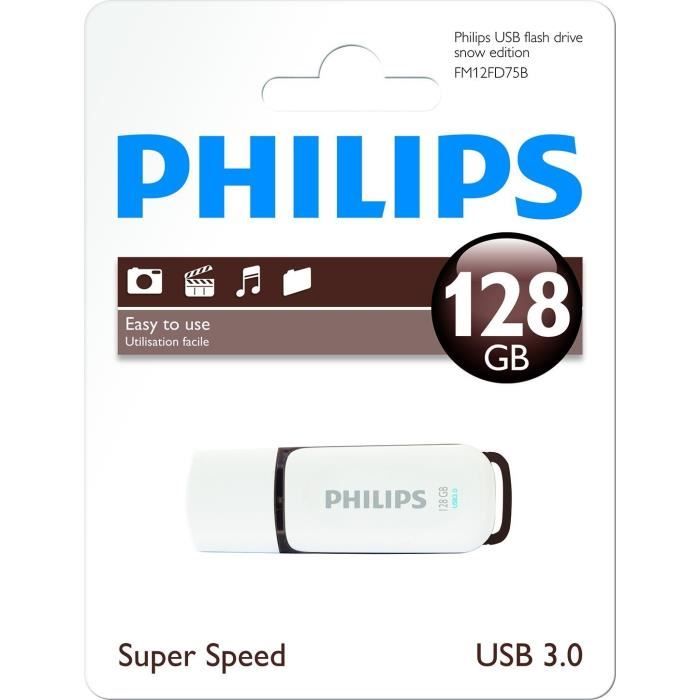 PHILIPS Clé USB Snow - 128 Go
