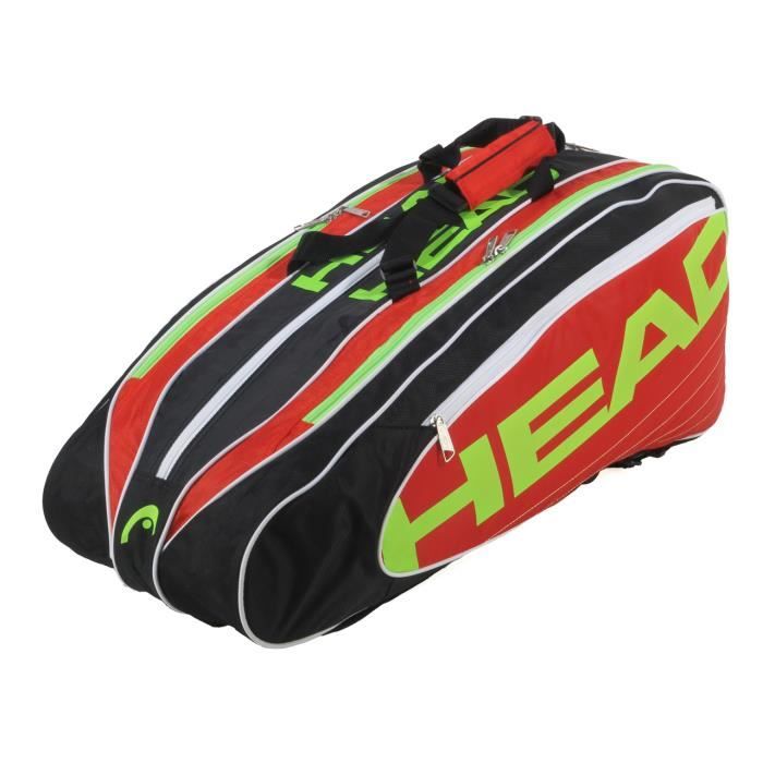 Sac De Tennis Wilson Advantage Team Triple | Transport 3 Raquettes | Compartiments Multiples | Sport Pratique