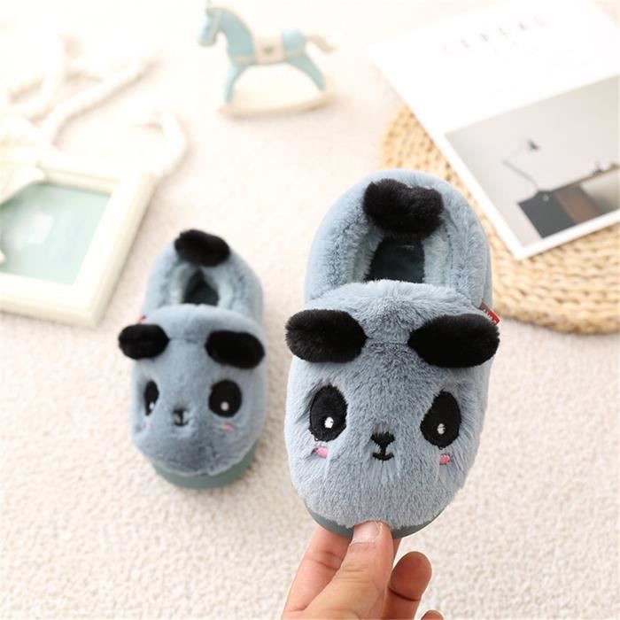 19 Chaussure Coton Taille Hiver Chaussons Haut Plus Garde Cachemire Confortable 14 Chausson Qualité Enfant Au Chaud Panda De ZPpnXTx