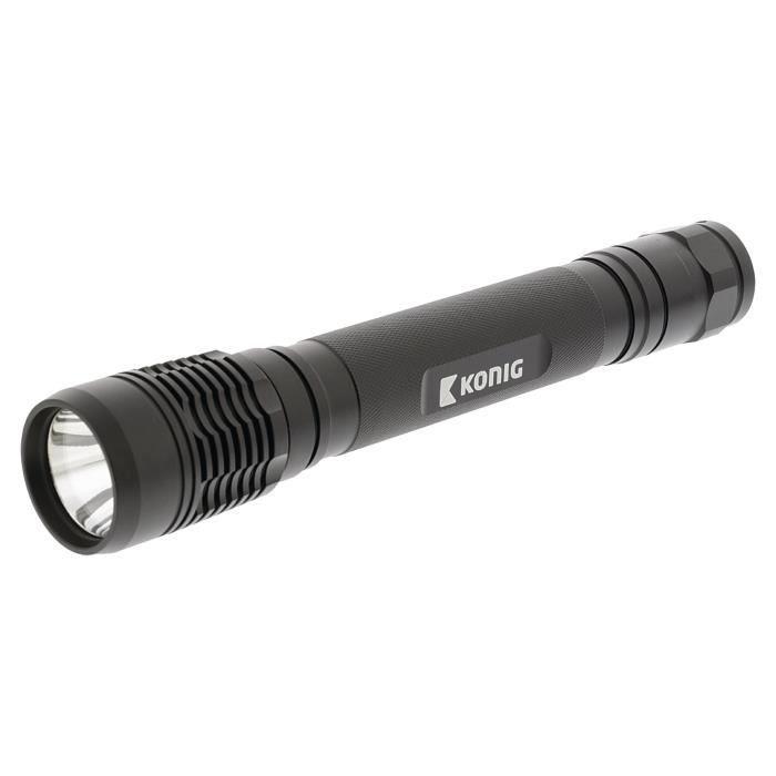 KONIG Lampe de poche puissante LED 10 W 500 Lm