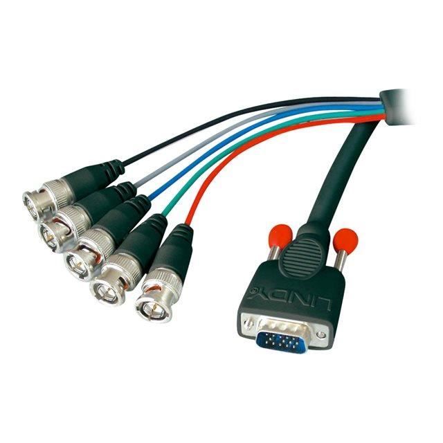 LINDY Cable VGA HD 155BNC MM 18m