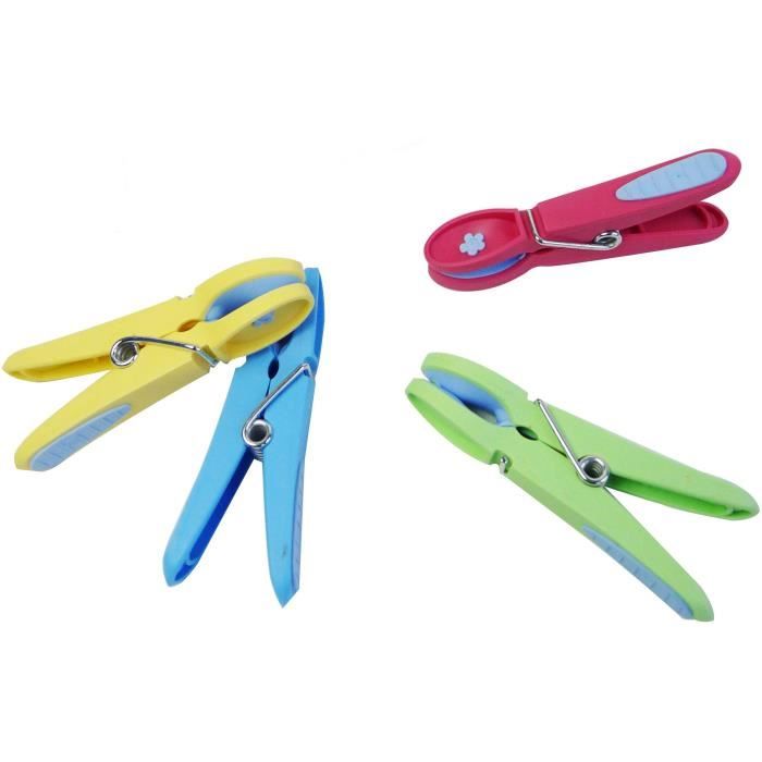 MINKY L7525360 36 Pinces à linge - Antiglissants extra-forts - Anti -UV