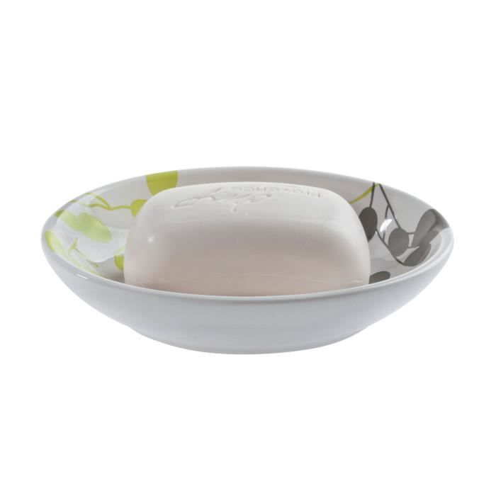 SPIRELLA Porte savon Duo - 3x13,4x10,3cm - Blanc