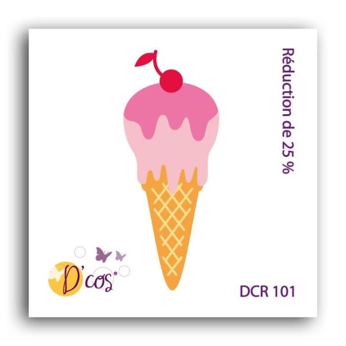 LES D'COS DE TOGA Die Cornet de glace
