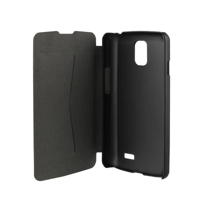 XQISIT Etui Folio Rana pour LG F70 - Noir