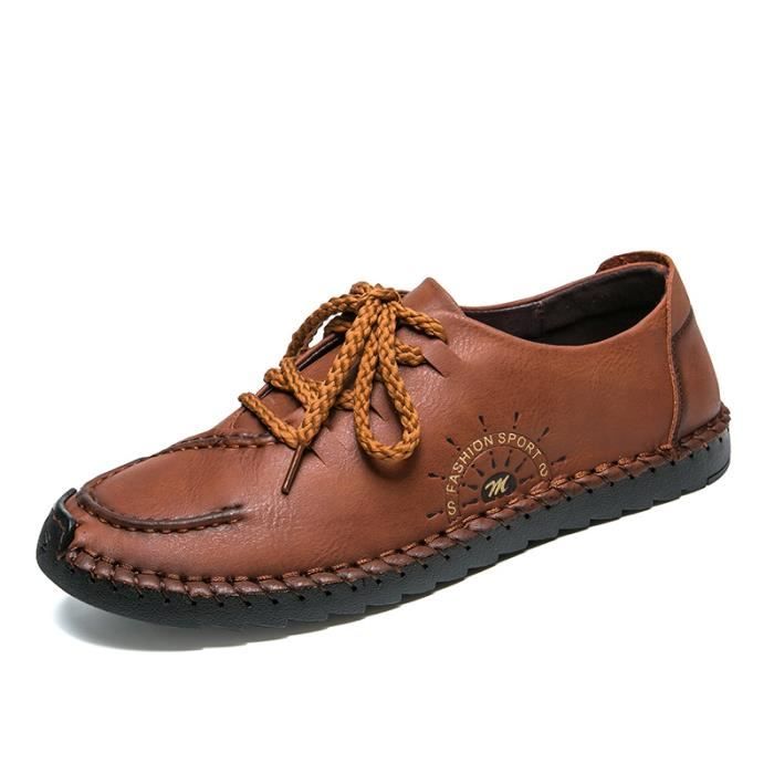 Et Chaussures Automne Brun Plates Légères Homme Bateau Confortables En Daim wrw0agq6