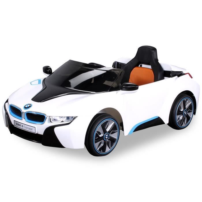 Mini Voiture électrique Pour Enfants Bmw I8 2x45 Watt Blanc