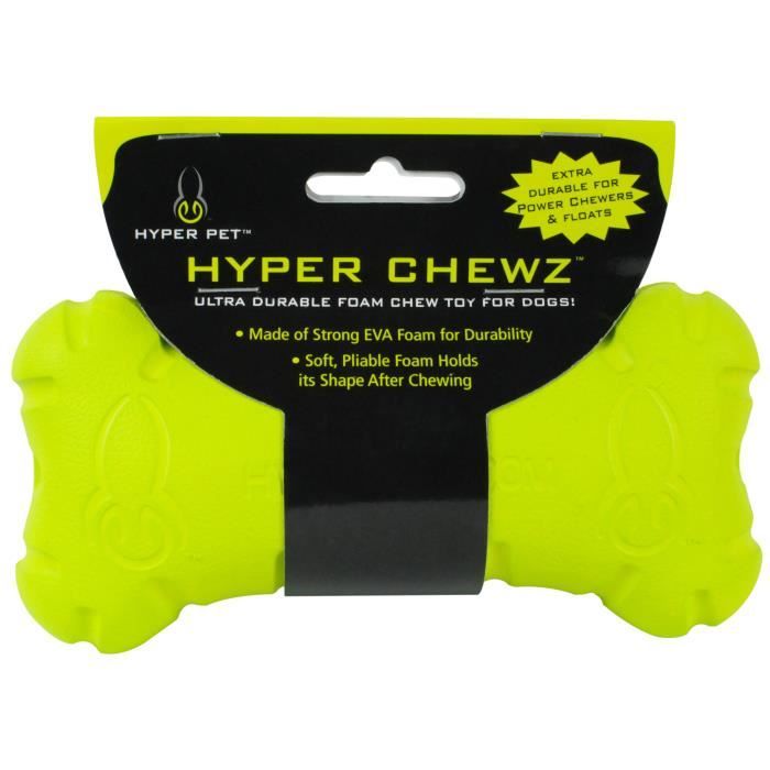 HYPER PET Jouet os à mâcher en mousse Chewz Bone - Pour chien