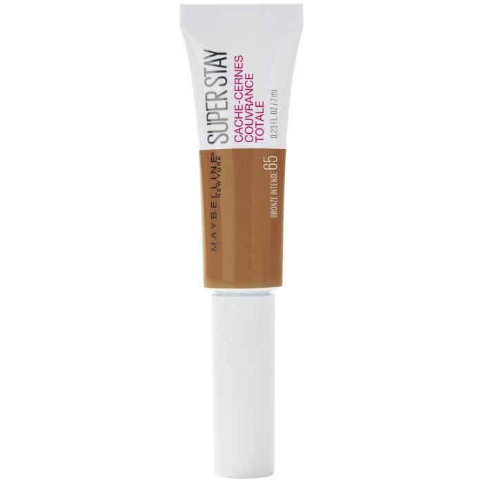 Produit shopeco.fr : MAYBELLINE NEW YORK Anti-cernes Superstay 24h - Haute couvrance - 65 Bronze foncé