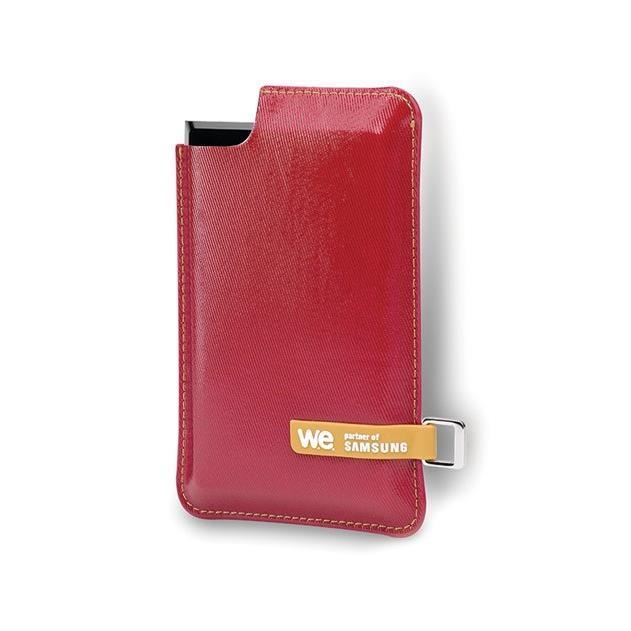 WE SSD externe - 120Go - Noir/Rouge - Housse rouge