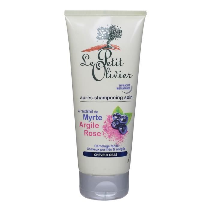 LE PETIT OLIVIER Après shampoing Myrte - Pour cheveux gras - Résultat efficace -200 ml