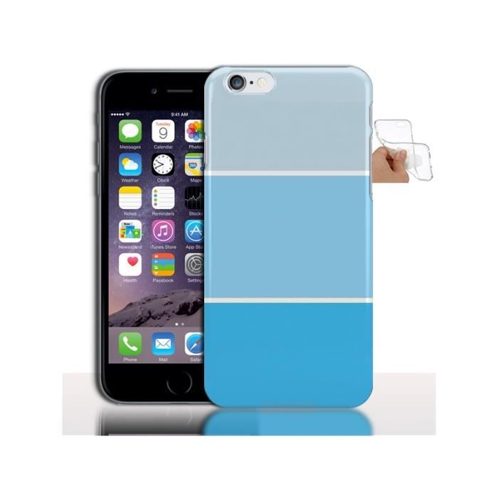coque iphone 6 bleue silicone