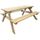 Table pour pique-nique en bois de pin