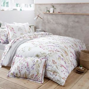Essix Drap Plat Ambiente Satin de coton Carmin 180 x 290 cm