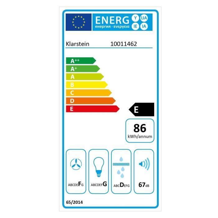 Klarstein ACV-61A - Hotte casquette aspirante1