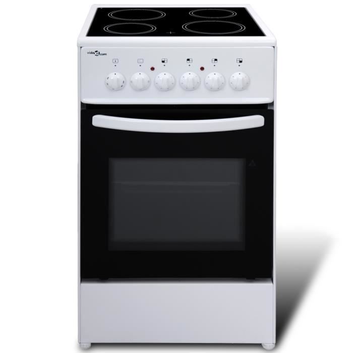 Cuisinière vitrocéramique 4 foyers 503