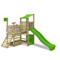 BALANÇOIRE - PORTIQUE Aire de jeux bois FATMOOSE PowerPalm Triple XXL BALANÇOIRE - PORTIQUE Aire de jeux bois FATMOOSE PowerPalm Triple XXL
