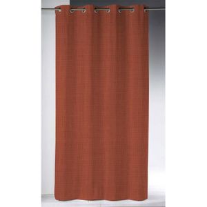 Rideau à œillets 140x280 cm en Lin lavé - Ocre Rideau à œillets 140x280 cm en Lin lavé - Ocre