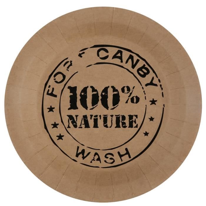SANTEX Assiette 100 % Nature