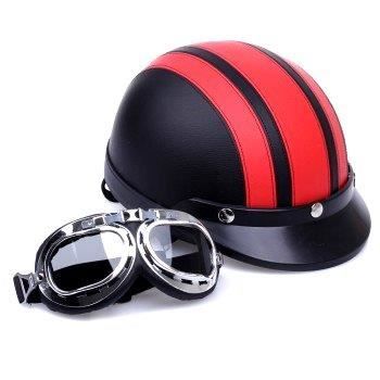 Casque Bol Moto Vintage Lunette Aviateur Achat Vente