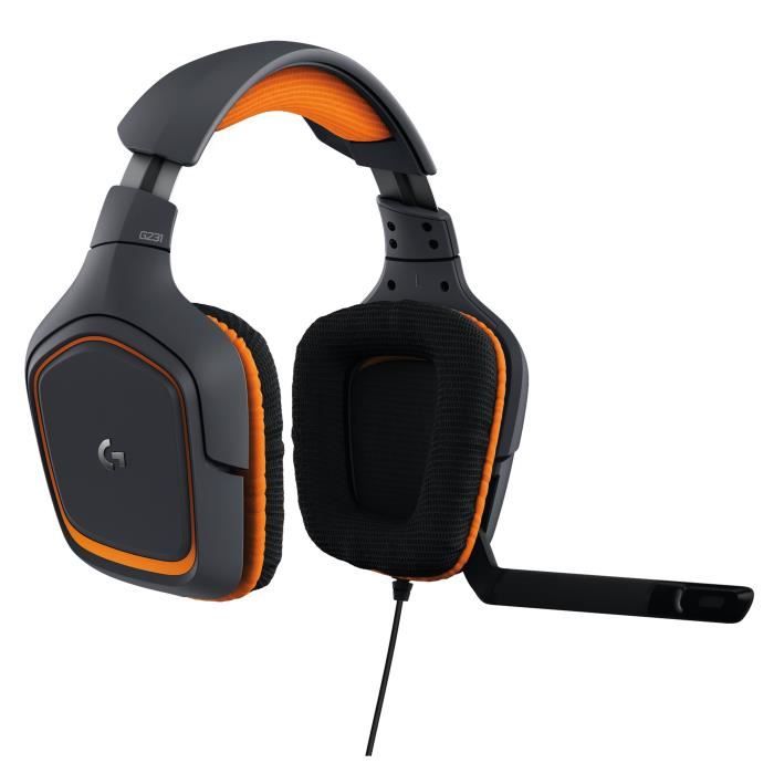 LOGITECH Micro-Casque Gamer G231 Prodigy - Filaire - Compatible PC, PS4 et Xbox One