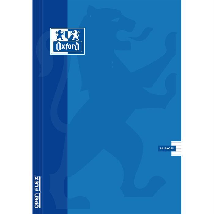 Cahier - Couverture plastique - Oxford -21x29,7cm - 96 pages Grands carreaux