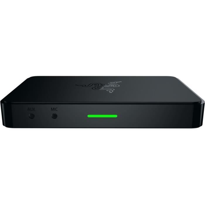 RAZER Carte d'acquisition de jeu Gamer Ripsaw - USB 3.0 - HDMI - Multi-câbles AV - HD - 130 x 86 x 17 mm - Noir et vert