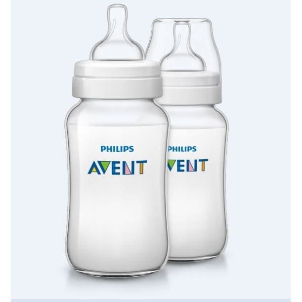 PHILIPS AVENT Lot de 2 biberons 330ml Classic+