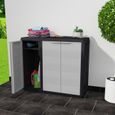 Festnight Armoire de Jardin avec 2 Etagères Remise pour Outils Balai ... Festnight Armoire de Jardin avec 2 Etagères Remise pour Outils Balai ...