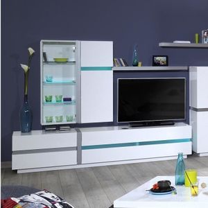 LINEANCE Etag?re 43 cm laquée blanc
