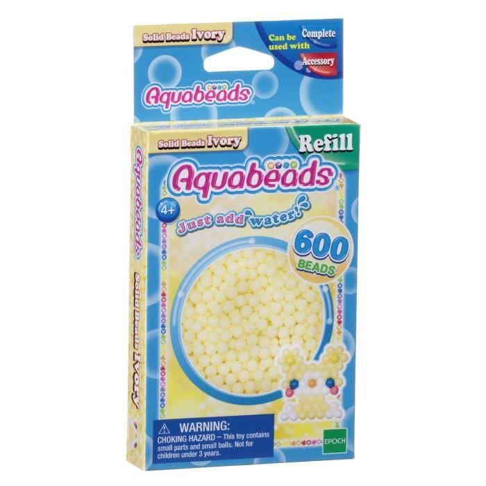 AQUABEADS Perles Classiques Ivoire