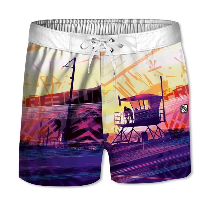 FREEGUN - Boardshort Court pour Homme