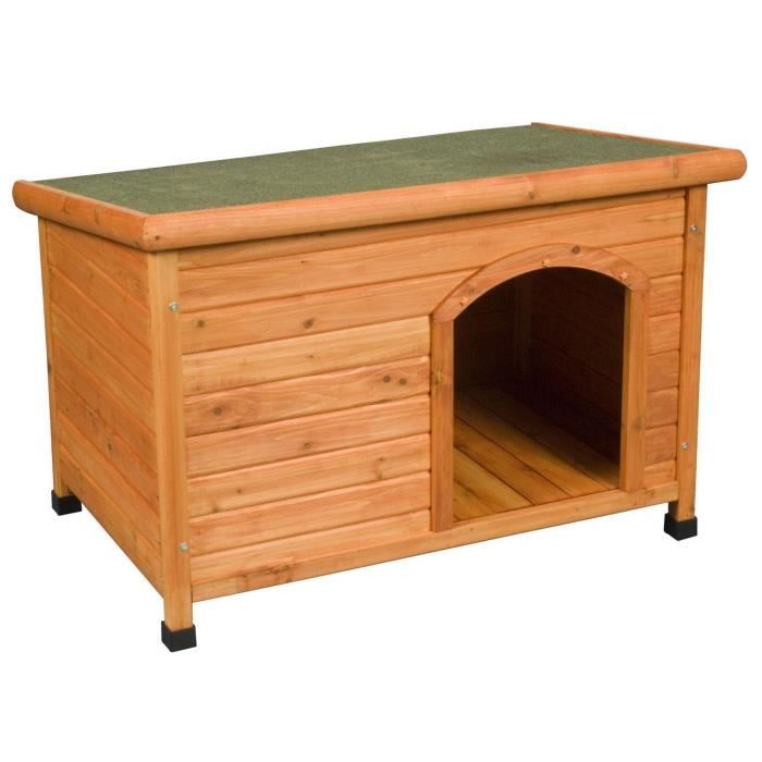 RIGA niche bois pour chien 103,7 cm x 66 cm x 70 cm