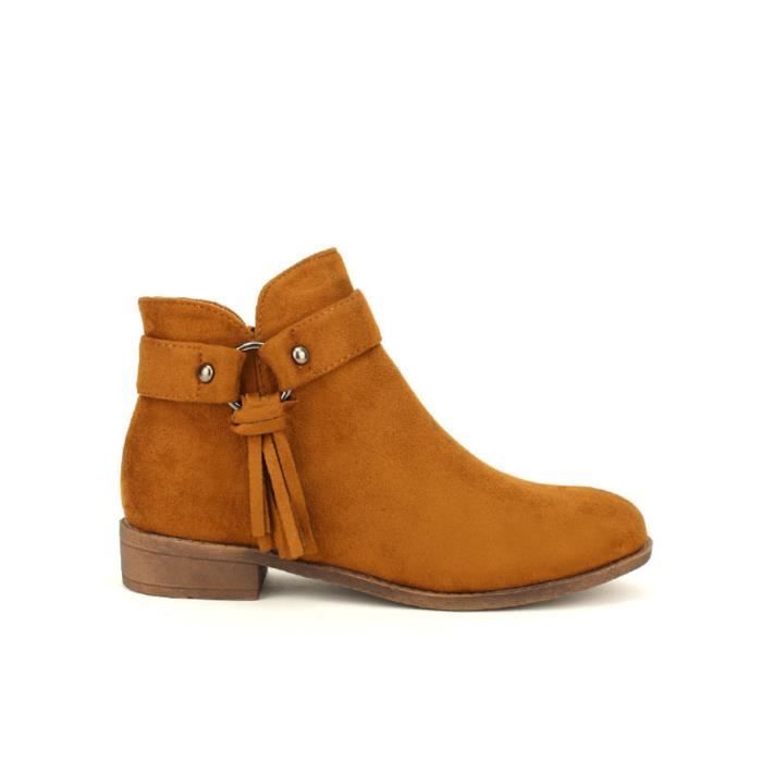 Boots Femme Bottine Bottines Caramel Chaussures Cendriyon 6dABrAKwqZ
