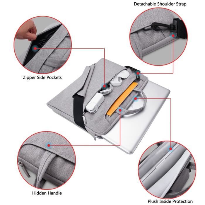 Sac bandoulière pour ordinateur portable2