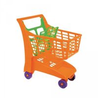 MARCHANDE Chariot supermarche orange MARCHANDE Chariot supermarche orange